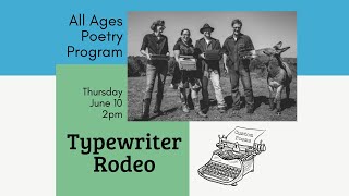 Typewriter Rodeo – Poetry for the People
