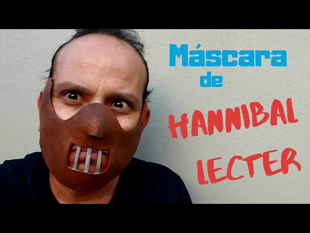 Vídeo relacionado con Hworks Hannibal - Máscara de resina de media cara, accesorios de disfraz para fiesta de Halloween