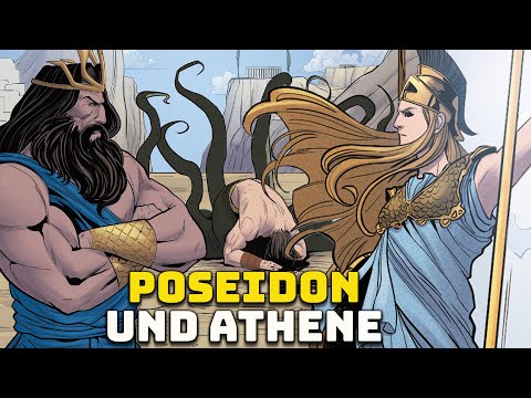 Athena vs Poseidon - The Battle of the Gods - The Origin of the City of Athens - Animated Version