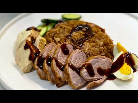 Rice Cooker Recipe - Duck with Yam Rice (a simplified braised duck yam rice recipe)