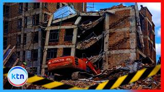 Ogembo: 1 Dead After Five-Storey Building Under Construction Collapses
