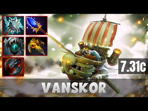 VANSKOR GYROCOPTER BOTTOM LANE | DOTA 2 PATCH 7.31C PRO GAMEPLAY