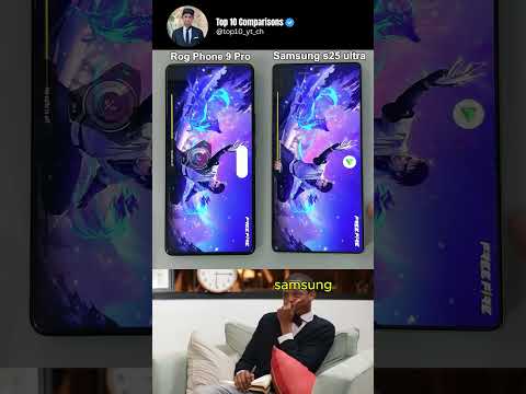 Asus rog phone 9 pro vs Samsung s25 ultra (Feefire game test #freefire #freefireshorts #speed #test