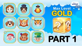 Disney Emoji Blitz GOLD Emojis (Part 1) - Max Level