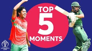 Mustafizur? Imam?  | Pakistan v Bangladesh - Top 5 Moments | ICC Cricket World Cup 2019