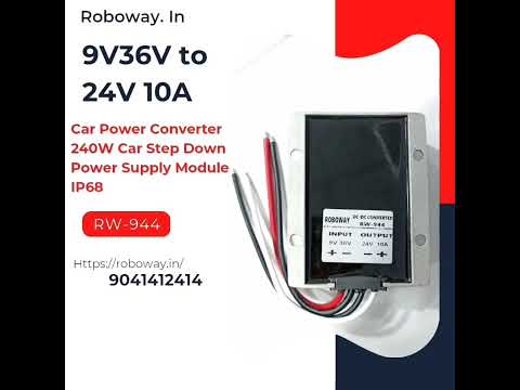 G-energy GEMUD9362410 9V-36V To 24V 10A 240W Dc To Dc Converter Ip68 Buck Boost Converter