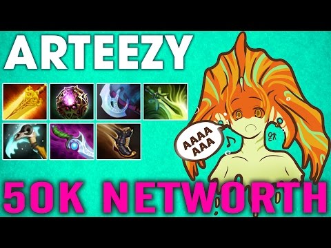 Arteezy Naga Siren - 900 LH with 50k Networth - Dota 2 Highlights 2016