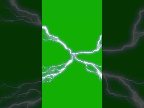 Electric Green Screen Lightning Super Power