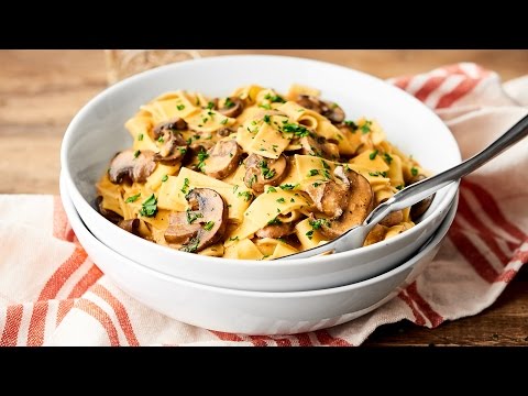 Vegan Mushroom Stroganoff
