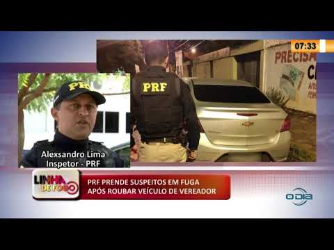 LINHA DE FOGO 16 03 2020 PRF PRENDE SUSPEITOS EM FUGA APí“S ROUBAR VEíCULO DE VEREADOR
