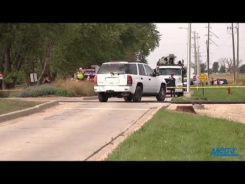 Metra stages a train vs. suv crash
