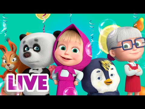 🔴 EN VIVO TV 📺 Masha y el Oso Castellano 🔥 ¡Maratón de dibujos! ¡Nuevos episodios dentro! 🆕📽️