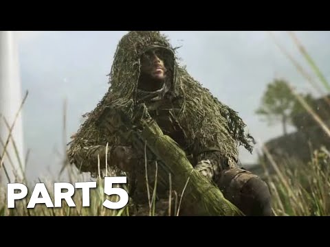 CALL OF DUTY MODERN WARFARE 2 CAMPAIGN PS5 Walkthrough Gameplay Part 5 - GHILLIE SUIT SNIPING !
