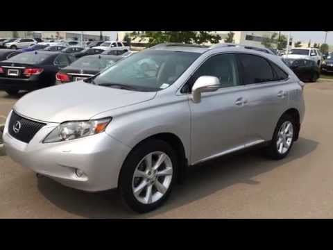 Pre Owned Silver on Light Grey 2012 Lexus RX 350 AWD Touring Package Review - Fort McMurray, AB