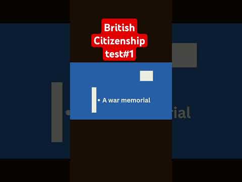Life in the Uk test 2024 ||Britishcitizenship test #1#british #britishcitizenshiptest