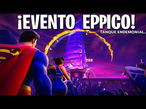 🔥 ¡EL EVENTO FINAL de FORTNITE fue ÉPICO! 😱 Superman contra Daigo 💥