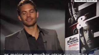 Интервью Пола Уокера на испанском языке