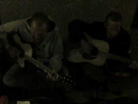 Homeless Mustard with Hollywood on the Village sidewalk