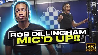 NBA Draft Prospect Rob Dillingham Mic'd Up During INTENSE Kentucky Workout! 🔥