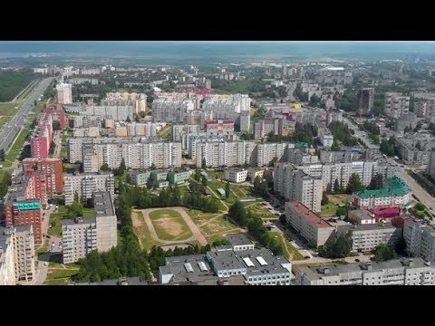 Aerial View of Novocheboksarsk City in Russia | Videohive Project Templates