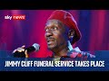 Jimmy Cliff's funeral service takes place in Jamaica
