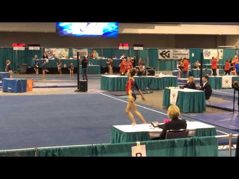 Maggie Hocutt 2015 Region 8 Regional Gymnastics Floor
