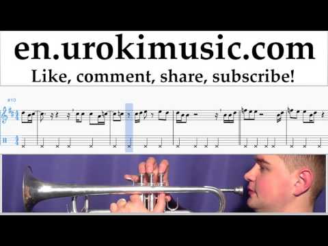 Trumpet lessons Lana Del Rey, Sean Ono Lennon - Tomorrow Never Came Sheet Music Tutorial Part#2 um