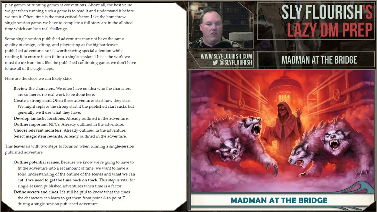Lazy D&D Prep: Midgard Sagas, Madman at the Bridge