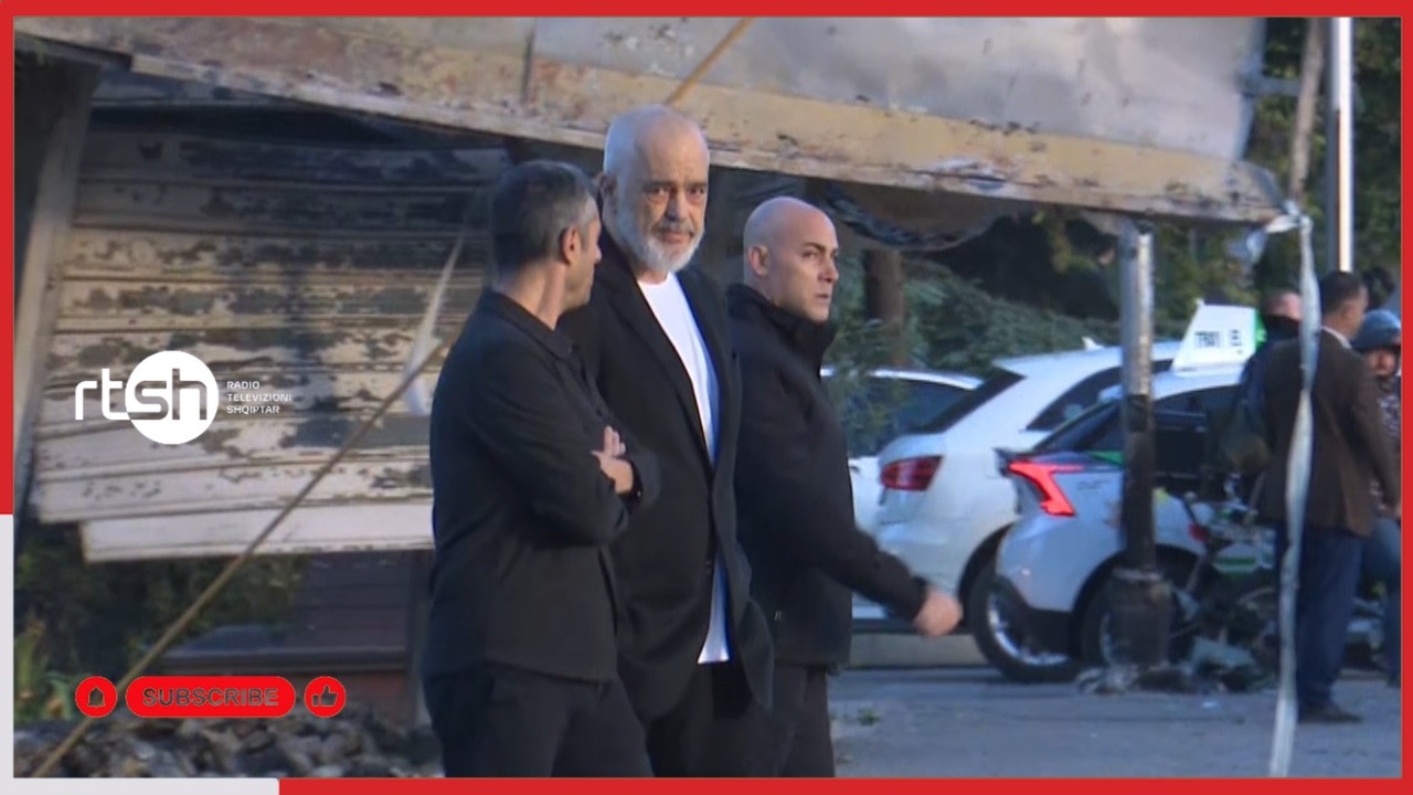 Pas protestës së dhunshme, Rama del në terren dhe sheh dëmet në Tiranë