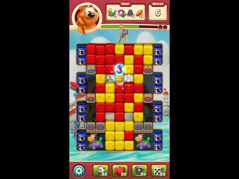 Toon Blast Level 8221 - NO BOOSTERS 🐻🐺🐱 | SKILLGAMING ✔️