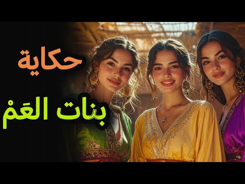 حكاية بنات العم 👩🏻‍🦰👩👩🏻‍🦰 | من أجمل القصص والحكايات الشعبية المغربية 🇲🇦قبل النوم 🌙😴