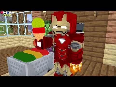 Monster school: Repeated ice cream cone challenge begins || Minecraft Animation