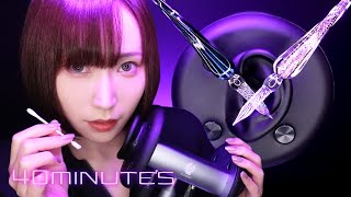 【ASMR】地声で話しながらゾクゾクする耳かき5種と耳マッサージ