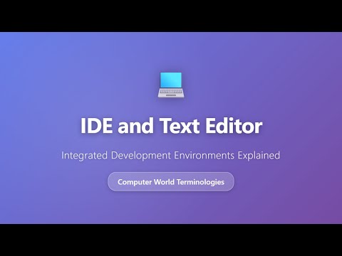 IDE vs Text Editor Explained | What is an Integrated Development Environment?