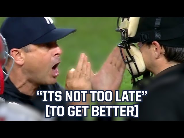 Boone lets ump know its not too late to get better, a breakdown