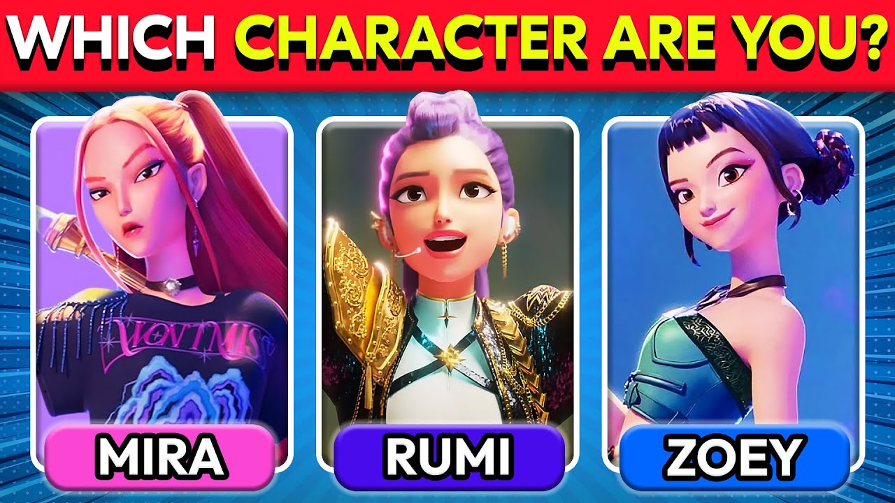 Which HUNTR/X Character Are You? KPOP DEMON HUNTERS QUIZ