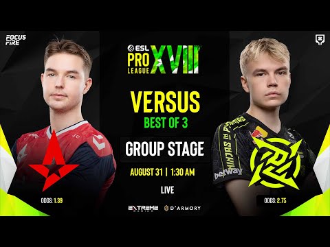 Astralis vs Ninjas in Pyjamas [BO3] | GROUP A DAY 1 | ESL Pro League S18 [ENG/FIL]