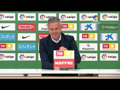 Rueda de prensa Elche CF vs Real Betis