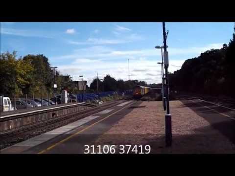 BR Blue 31106 Leads New DRS 37419 Through Goring & Streatley On 1Q14 06-10-12