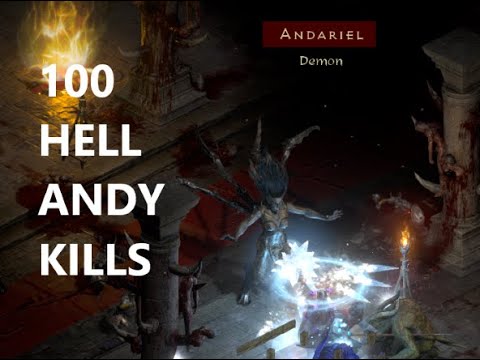 100 Hell Andariel kills  |  Diablo 2 Resurrected | 370 Magic Find | Feb 2023  |