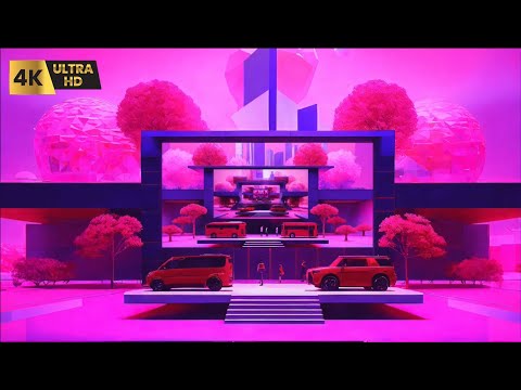 🎶 Relaxation Film | Minimalist Cityscape Infinity Zoom | 4K Ultra HD 🌆✨