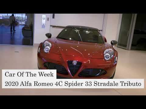 Car of the Week - 2020 Alfa Romeo 4C Spider 33 Stradale Tributo
