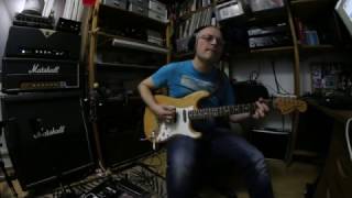 Video thumbnail for Divided by 13 RSA23 & Fender Stratocaster (play along 'Perfect Strangers') by Janne19691