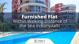 Furnished Flat Within Walking Distance of the Sea in Konyaalti | Antal