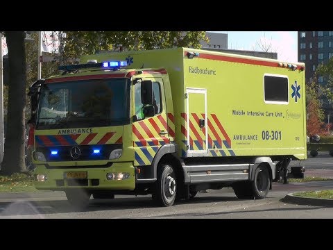 [06.11.2017] Mobile Intensive Care Unit en Ambulances met spoed in Nijmegen