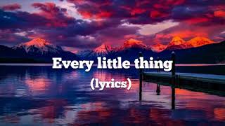 EVERY LITTLE THING (lyrics) - dishwalla