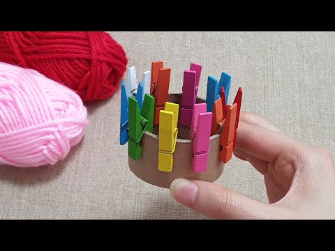 Awesome Flower Craft Ideas with Woolen yarn - Hand Embroidery Amaizng Trick - Sewing Hacks