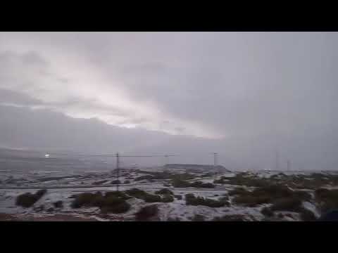 Mina Pirquitas se cubrió de nieve