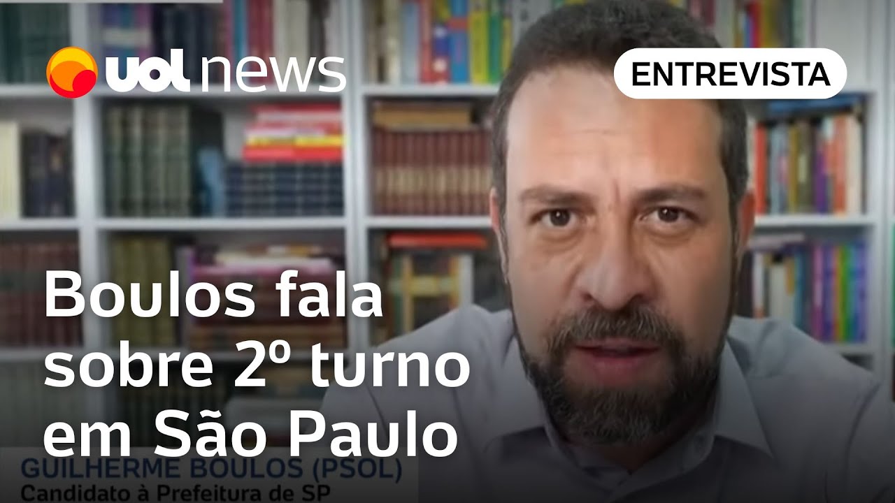 Boulos comenta disputa do 2º turno, B.O. de Ricardo Nunes, fala de Marçal, apoio de Tabata e mais