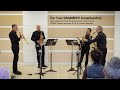 For Your GRAMMY® Consideration - Best Chamber Music Perf: PRISM Qtet performs Adam Silverman's TITLE